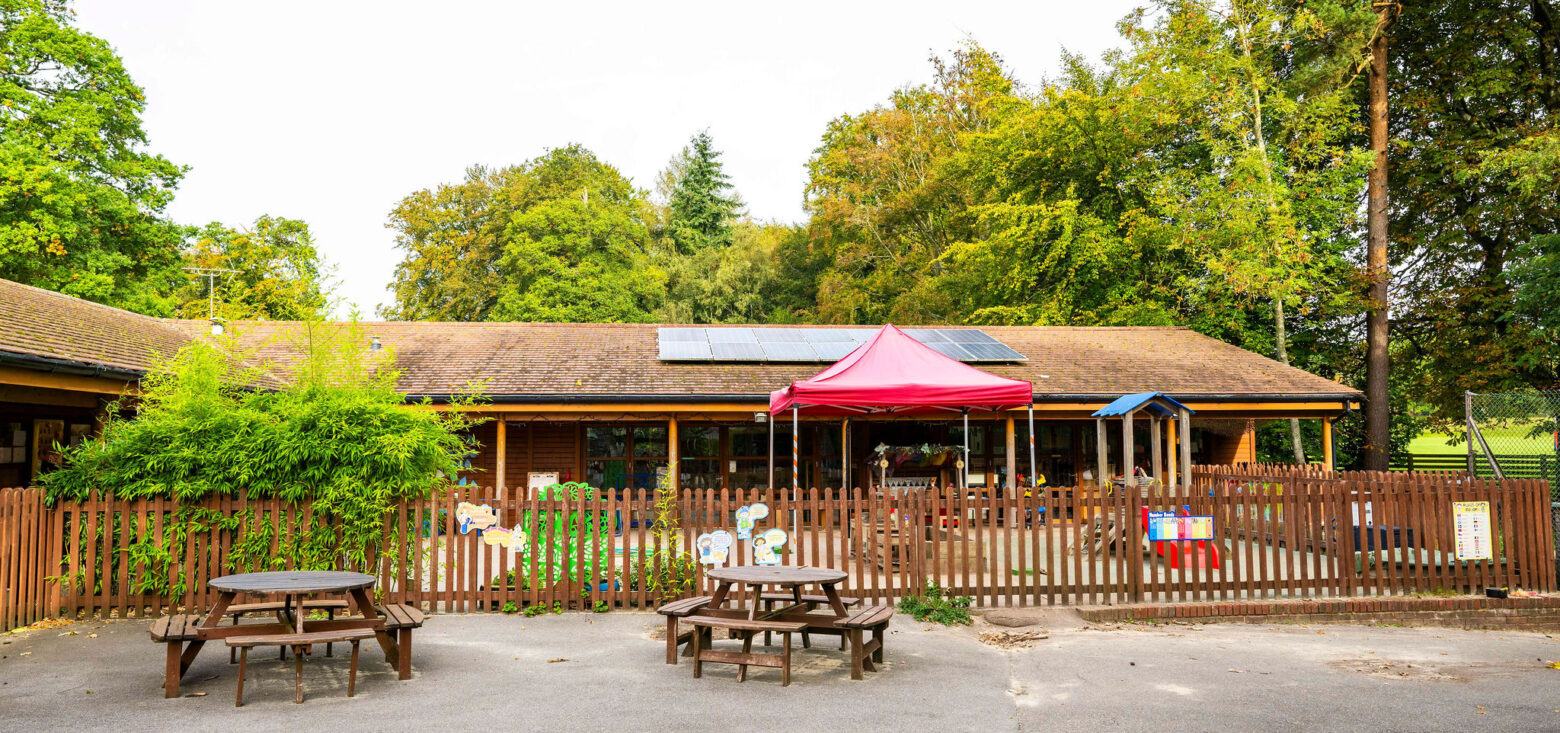 outdoor seating Oratory Prep school